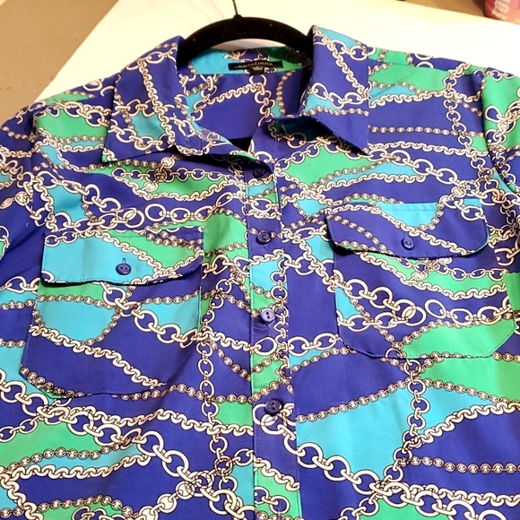 NOTATIONS Shirt long sleeve Size L with bootons at the front Very good condition - Picture 5 of 17